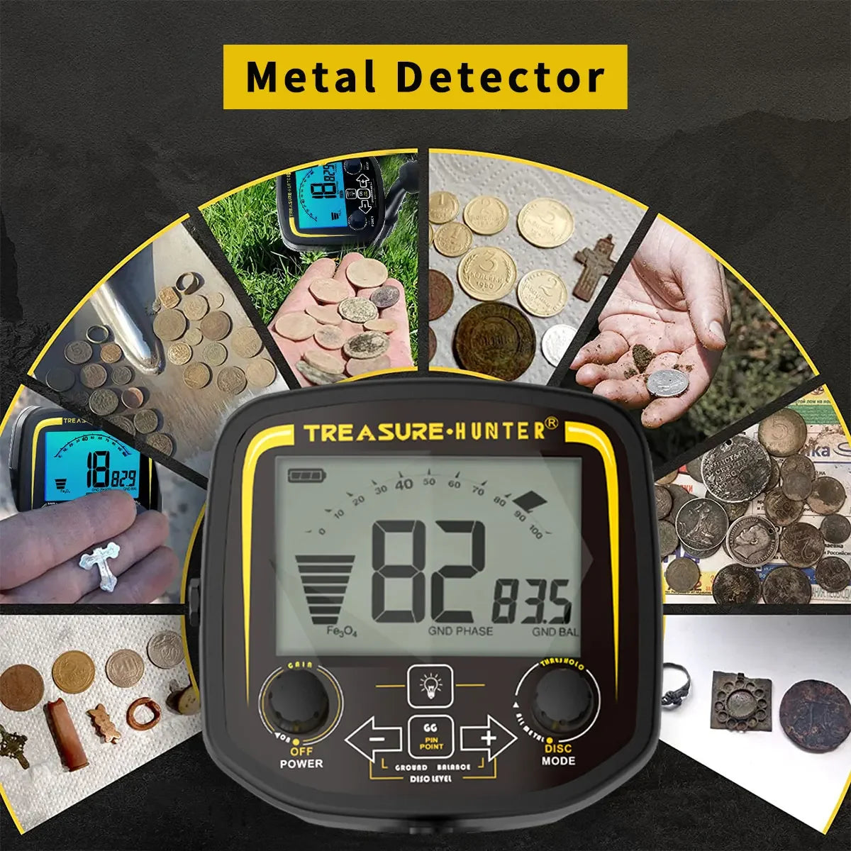 Professional Metal Detector Control Box for Treasure Hunting