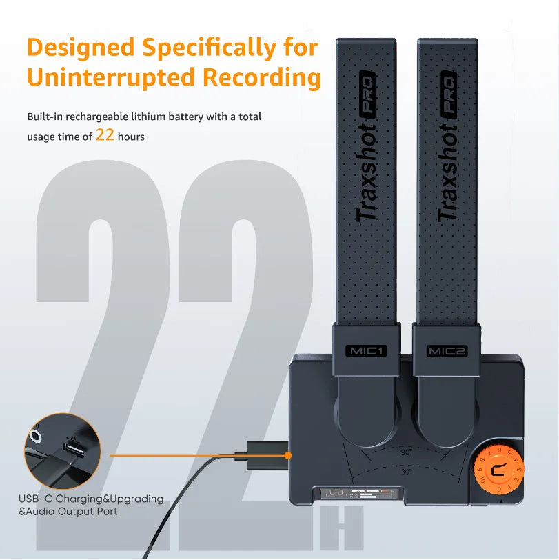 Transformable Shotgun Microphone for Camera Phone PC and Tablet