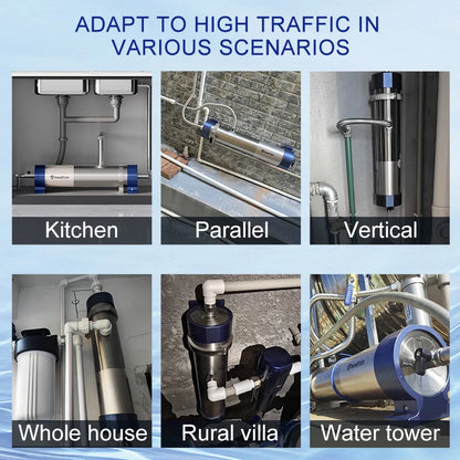SUS304 2000L High Flow Water Purifier Reusable