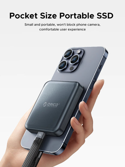 512GB External Magnetic SSD 20Gbps High-Speed Storage Drive