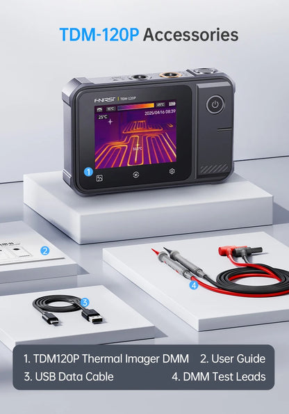 Thermal Camera Multimeter with Capacitance and Resistance Testing