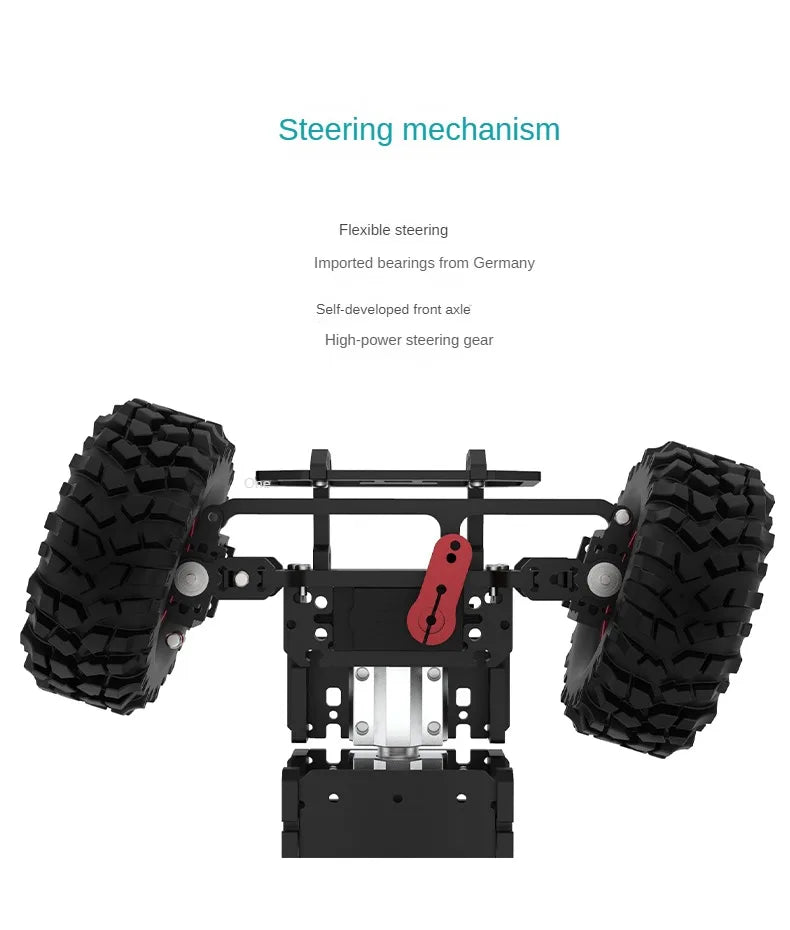 RC Robot Car Chassis with Motor ROS Camera Support