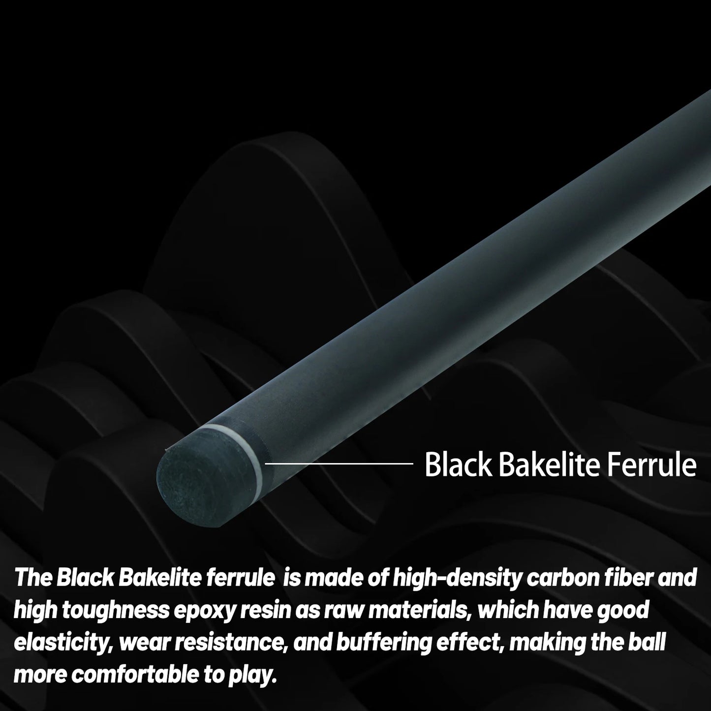 12.5mm Carbon Fiber Pool Cue Shaft for Smooth Performance