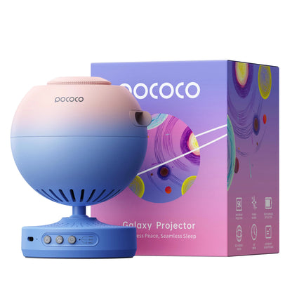 Blue Pink Galaxy Light Projector for Calming Sleep Atmosphere