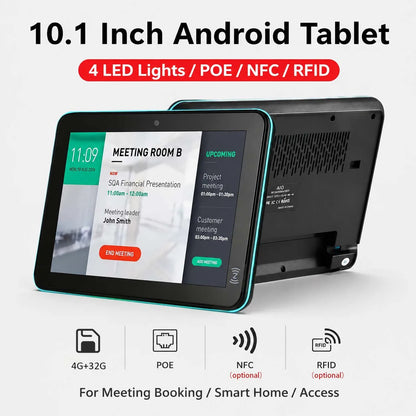 10.1 Inch 4G Android Tablet 32GB NFC RFID PoE