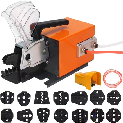 14 Jaw Crimping Tool with Foot Pedal Operation