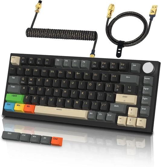 Adjustable Mechanical Gaming Keyboard K85 Black 75% RGB
