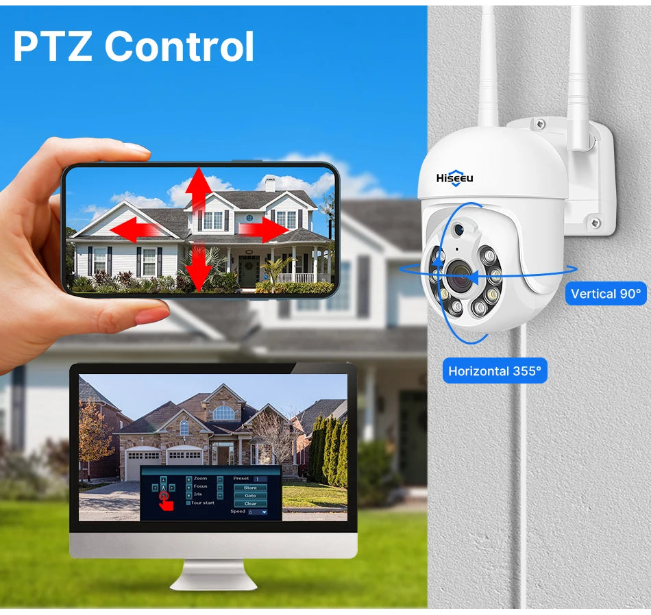 WiFi CCTV Security Camera System 10CH NVR Kit