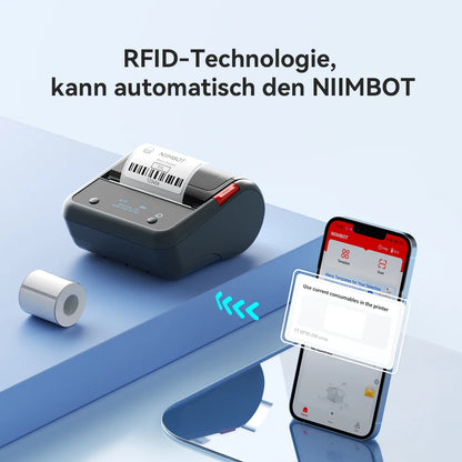 3 Inch Wireless Thermal Label Printer for iOS Android