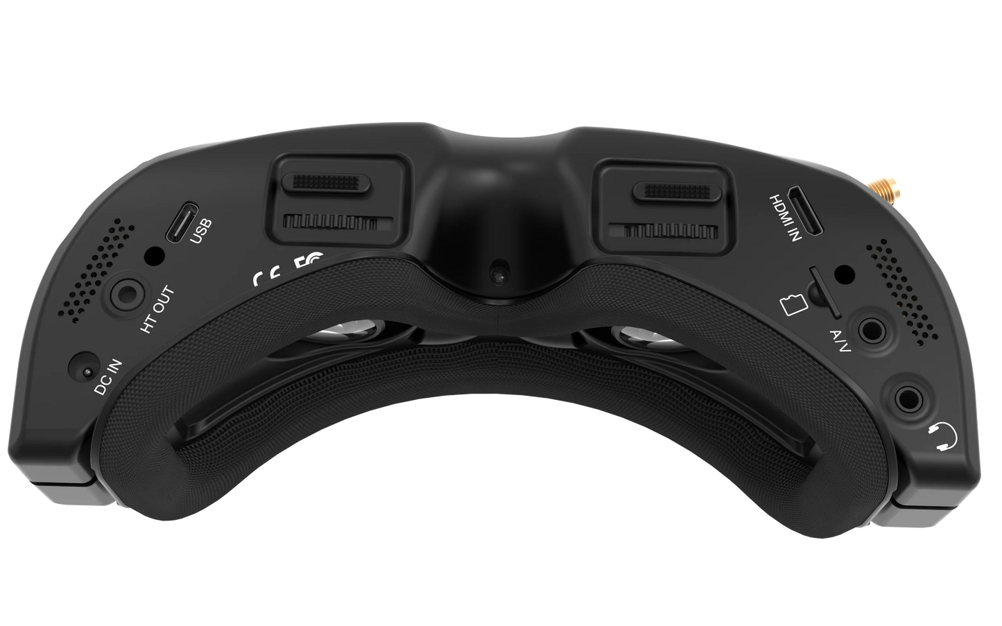 720P OLED FPV Goggles with Head Tracker and DVR