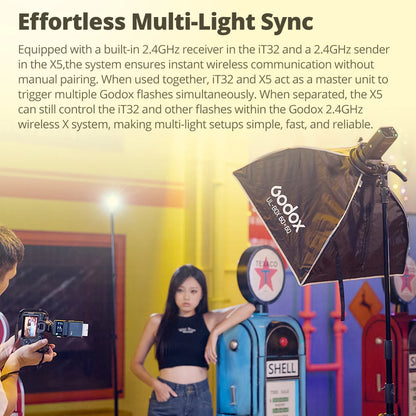 Portable HSS Speedlite Flash with X5 Trigger Sony