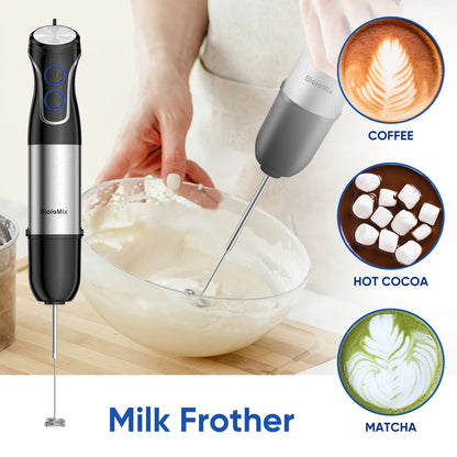 Portable 1500W Hand Blender with Food Processor & Smoothie Maker