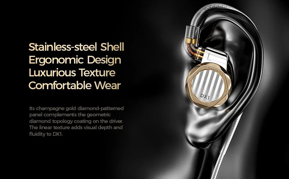 4.4mm Audiophile In Ear Earphones HiFi Wired IEMs