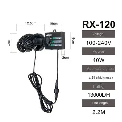 High Power Fish Tank Wave Maker RX-120 Submersible
