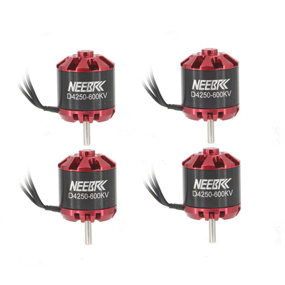 4-Piece 4250 600KV Brushless Outrunner Motors 3-7S