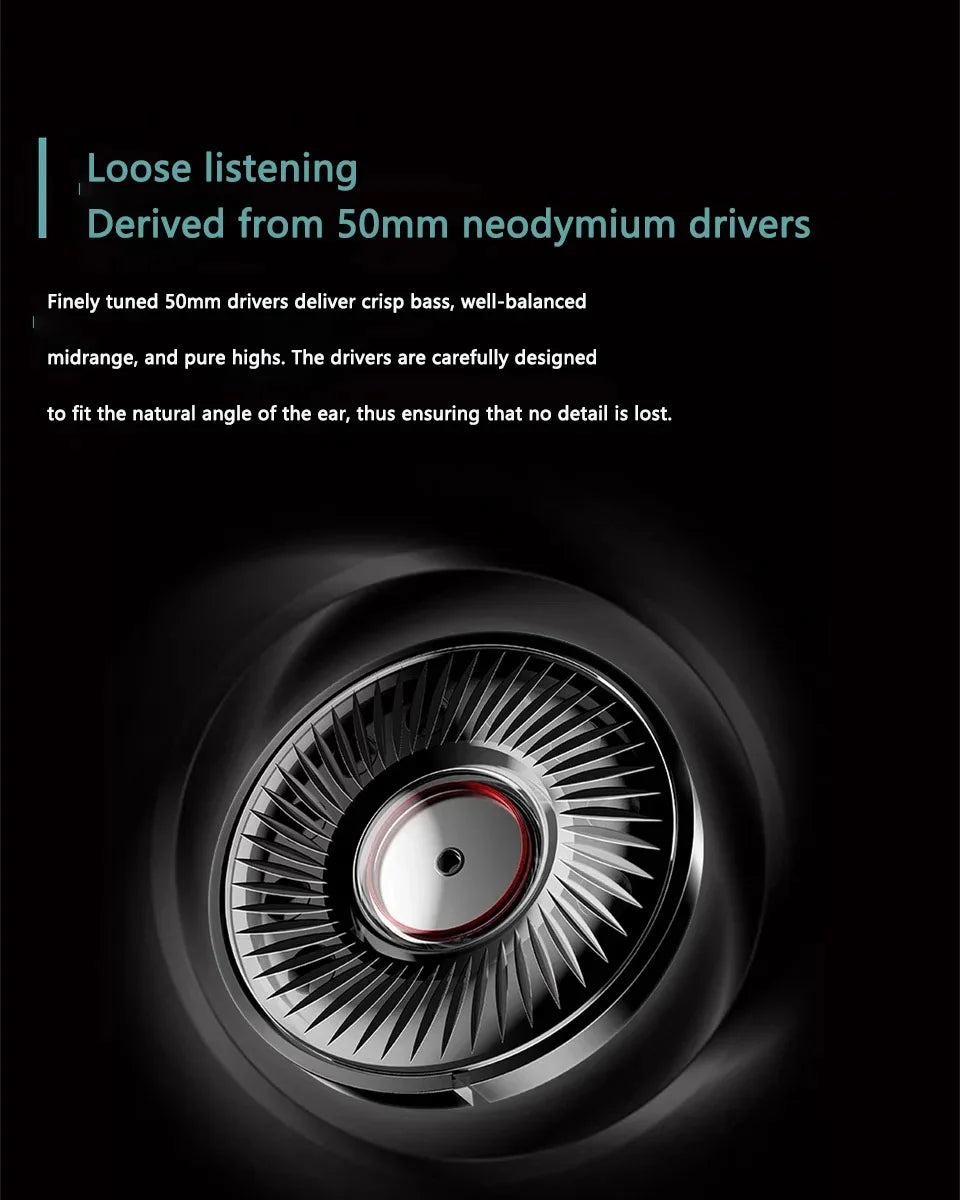Wired Hi-Fi Stereo Headphones 3.5mm 6.3mm PC Headset