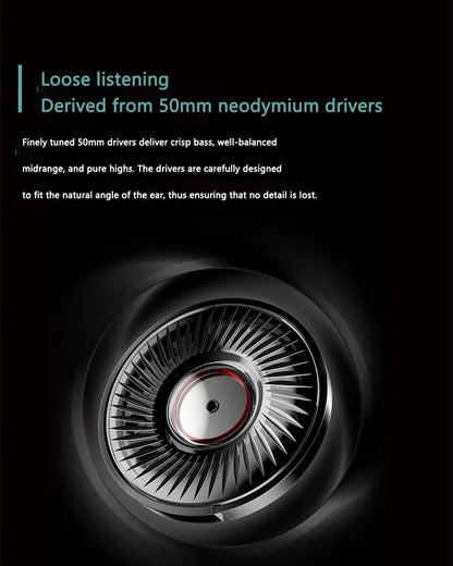 Wired Hi-Fi Stereo Headphones 3.5mm 6.3mm PC Headset