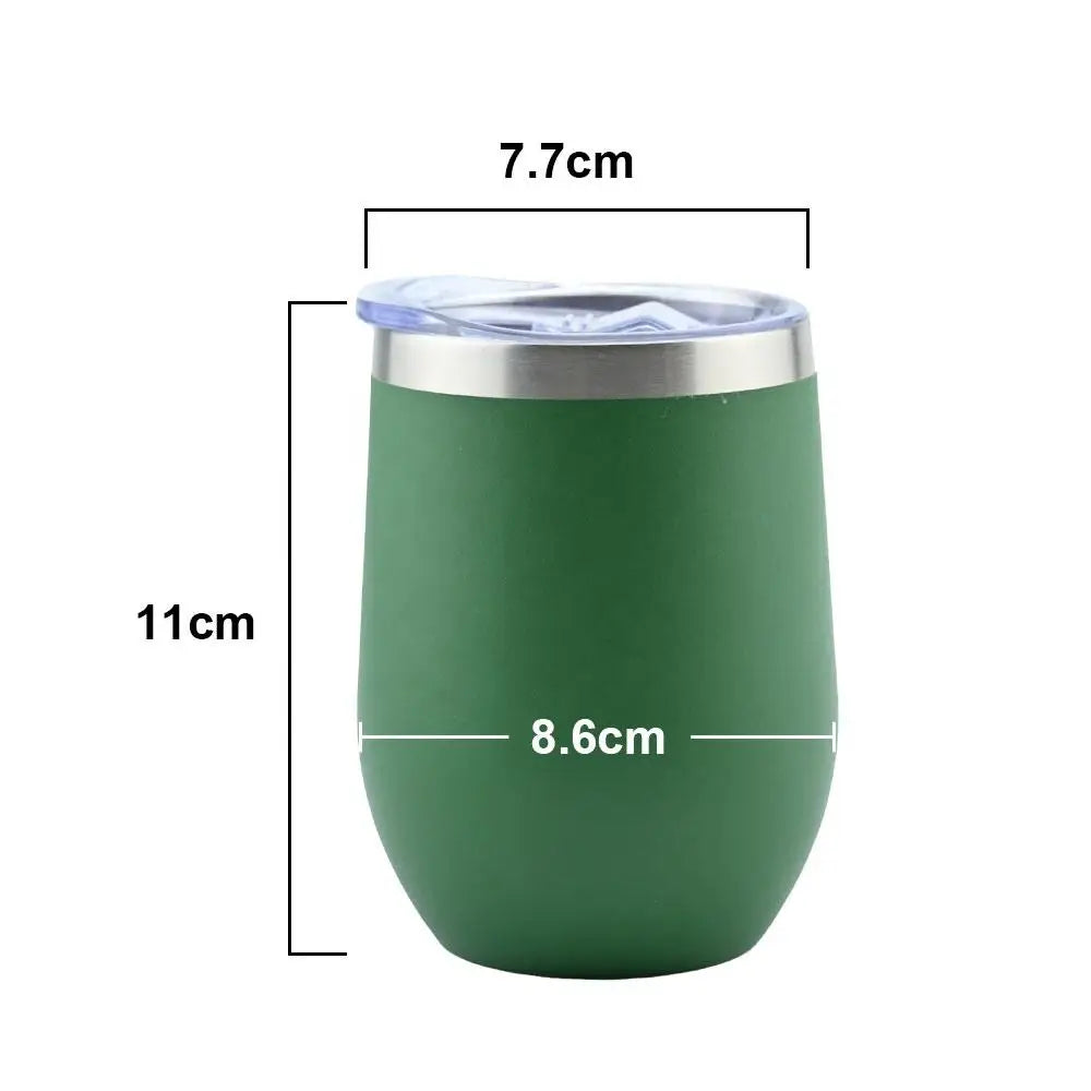 50pc 12oz Vacuum Insulated Wine Tumbler Set Pink
