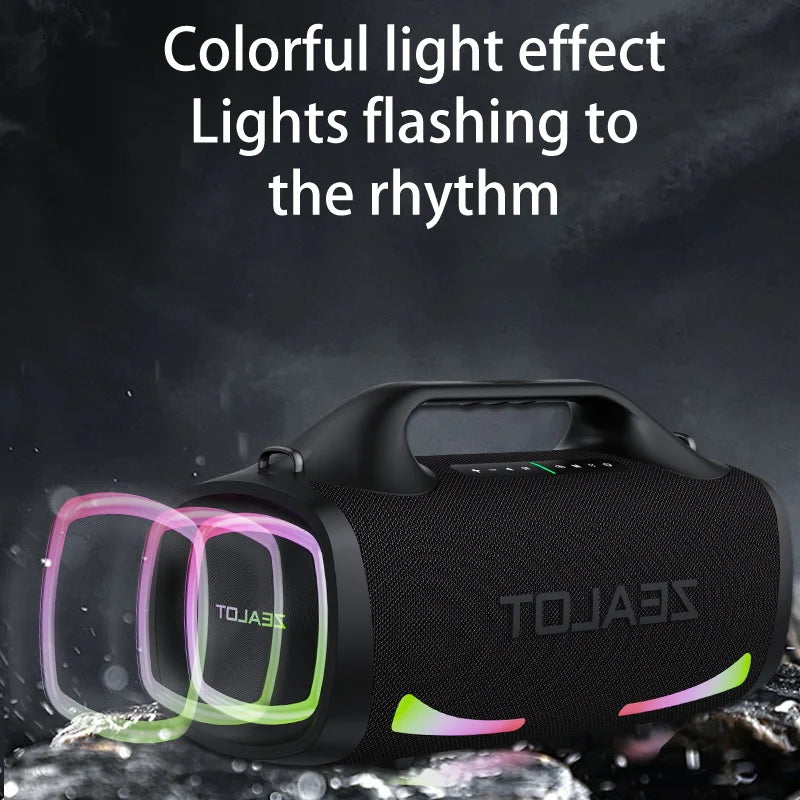 Rechargeable 100W Subwoofer Speaker for Travel and Outdoors