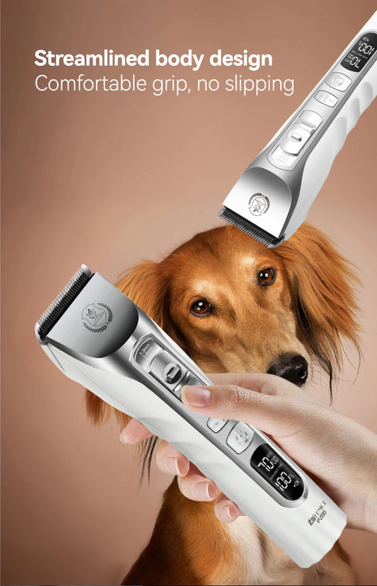 Quiet Pet Hair Trimmer for Cats and Dogs Grooming 13mm