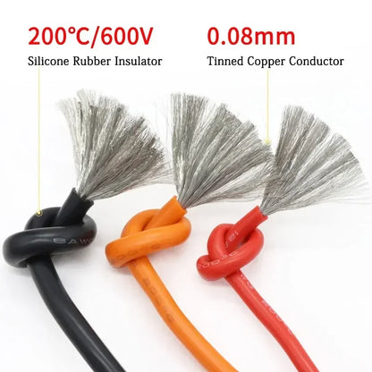 Heat-Resistant 18AWG Stranded Copper Wire 4-Pack Boxes