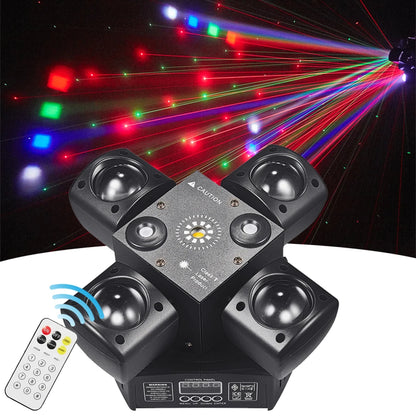 48W LED Moving Head Light with Beam Laser Strobe