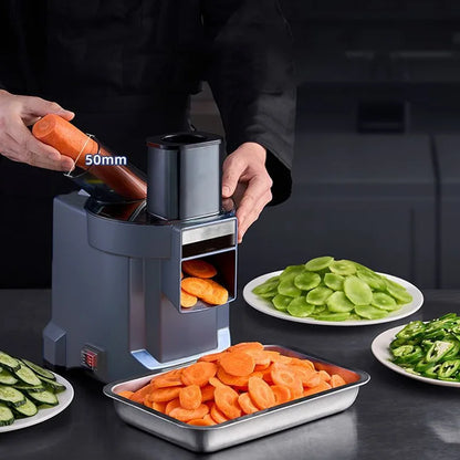 Heavy Duty Electric Vegetable Cutter Dicer Shredder Machine