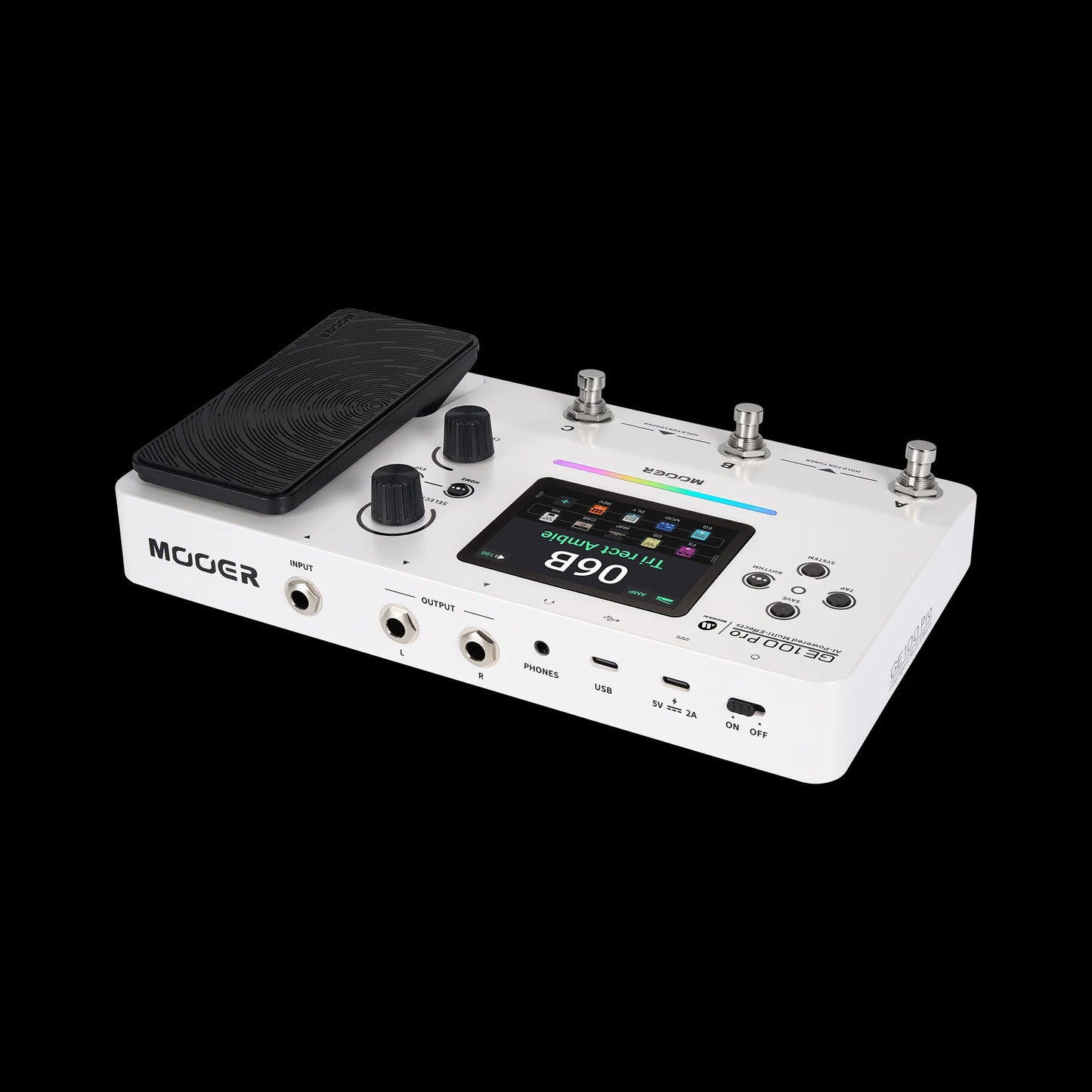 Multi Effects Guitar Pedal with 50 Tone Banks