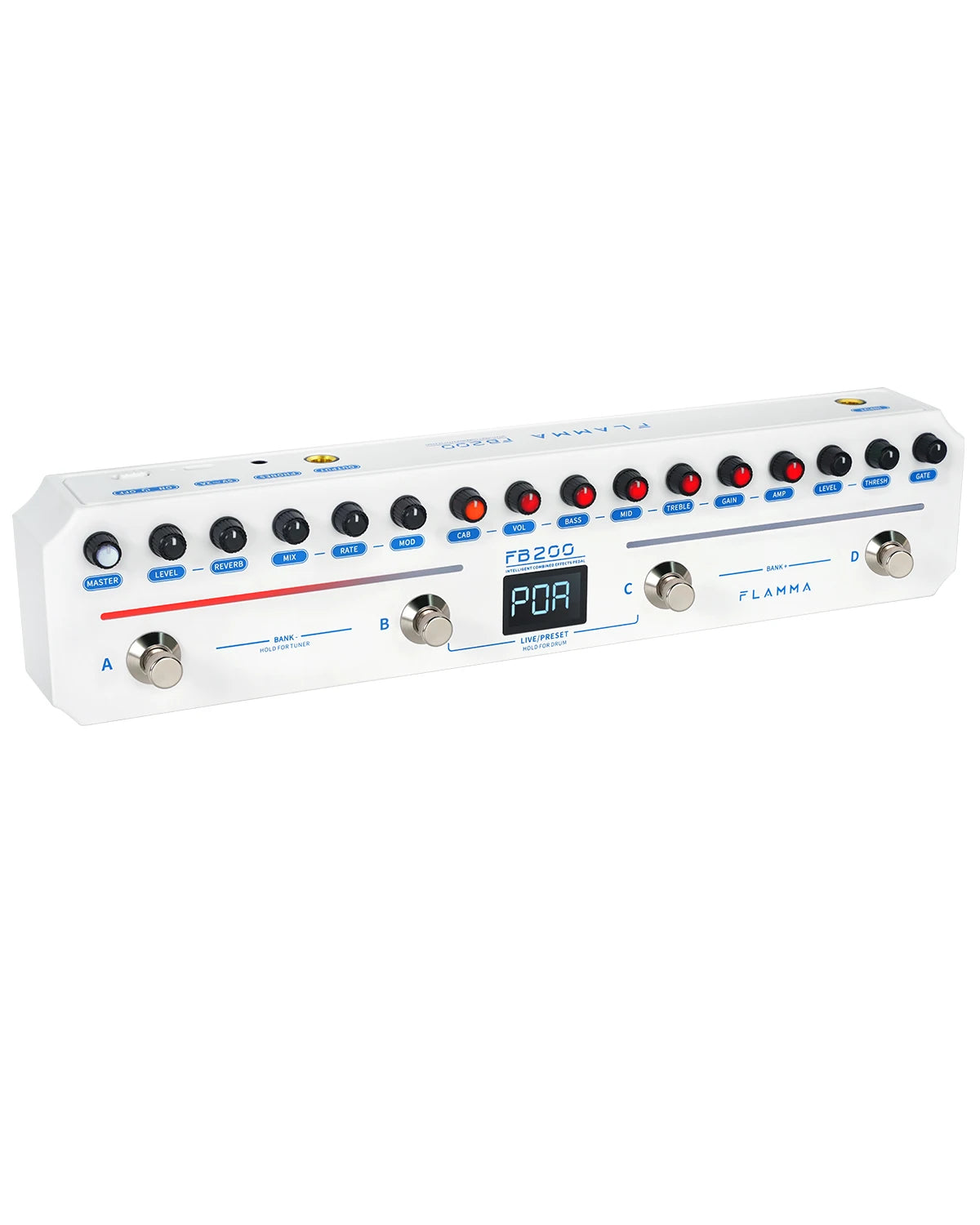 Intelligent Bass Pedal with 40 Presets and 10 Cab Simulations
