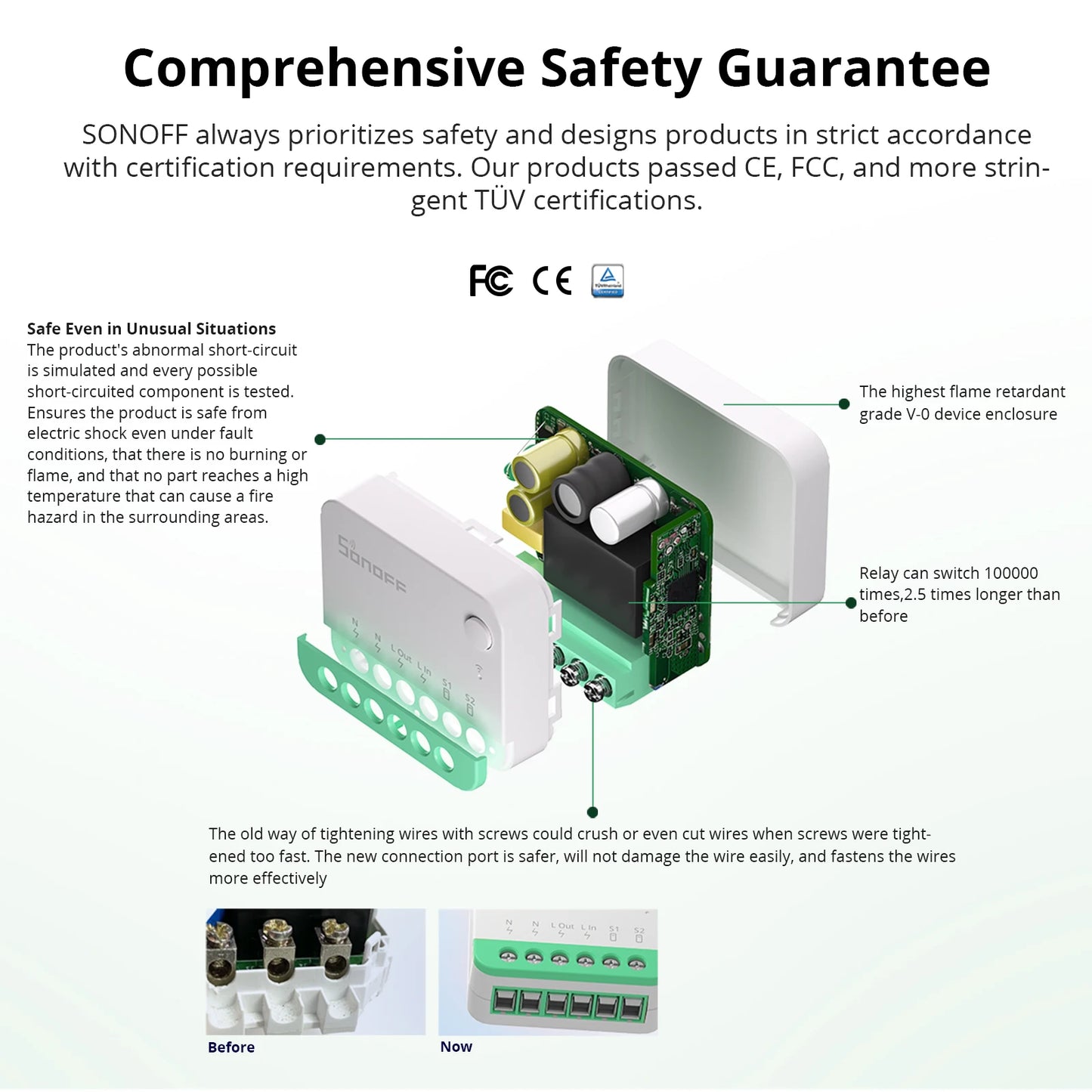 6PCS Matter WiFi Smart Switch Modules for Home