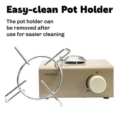 Compact Butane Camping Stove Portable Burner with Carry Case