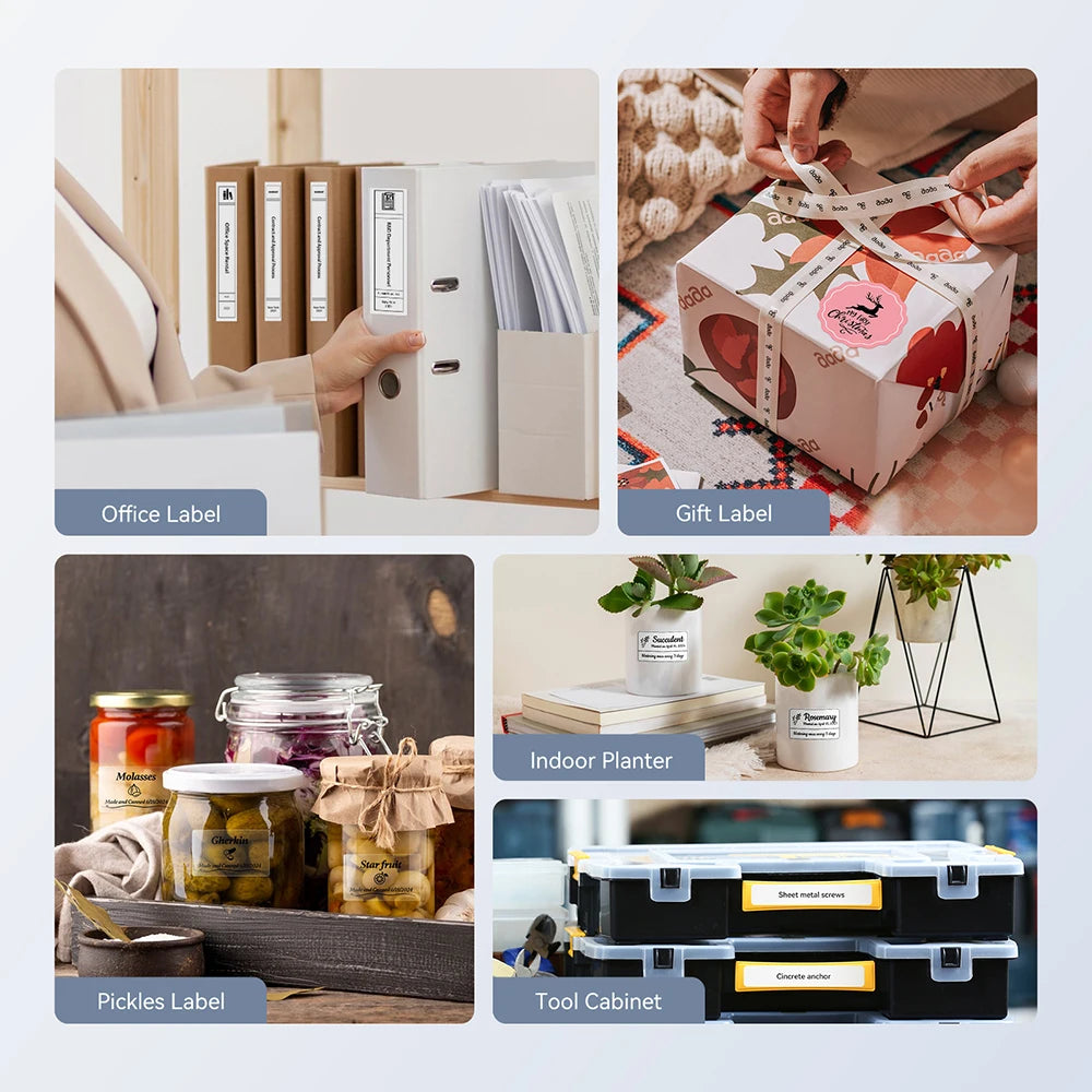 Wireless B21 PRO 300DPI Label Printer for Office Black