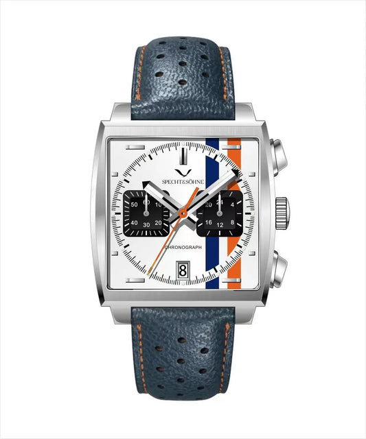 Stylish New Color-2 Stainless Steel Chronograph Watch