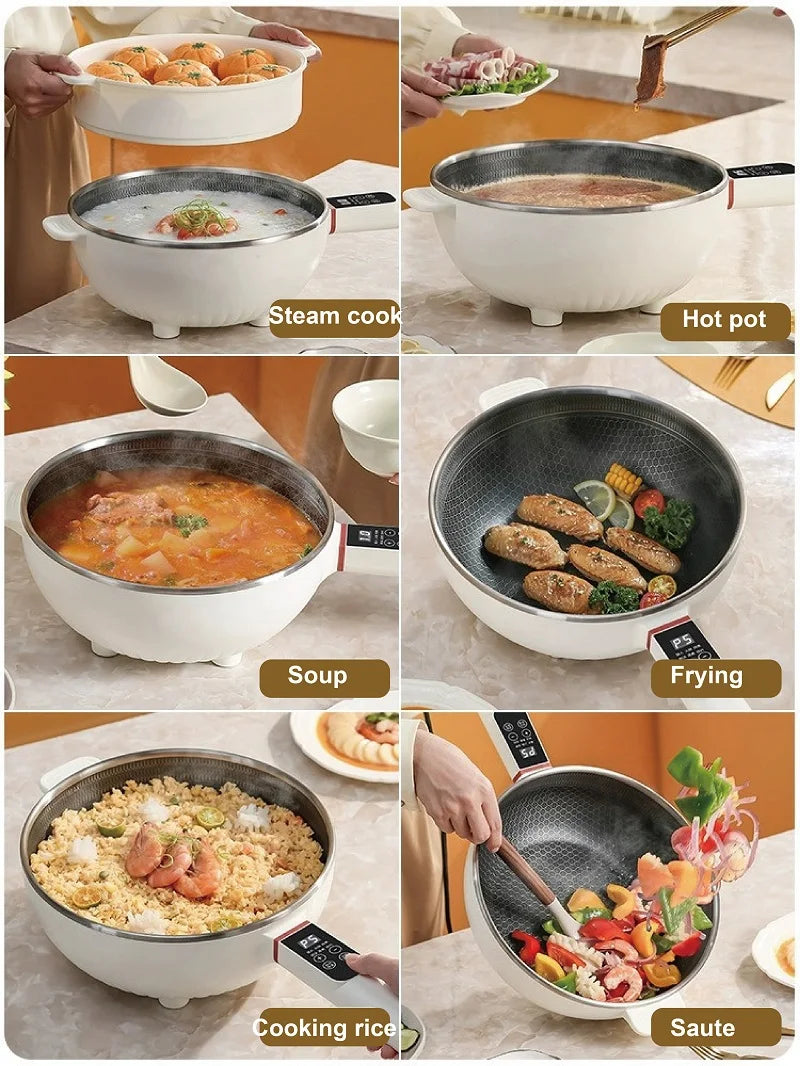 Smart 4.5L Electric Hot Pot Large Capacity 1350W