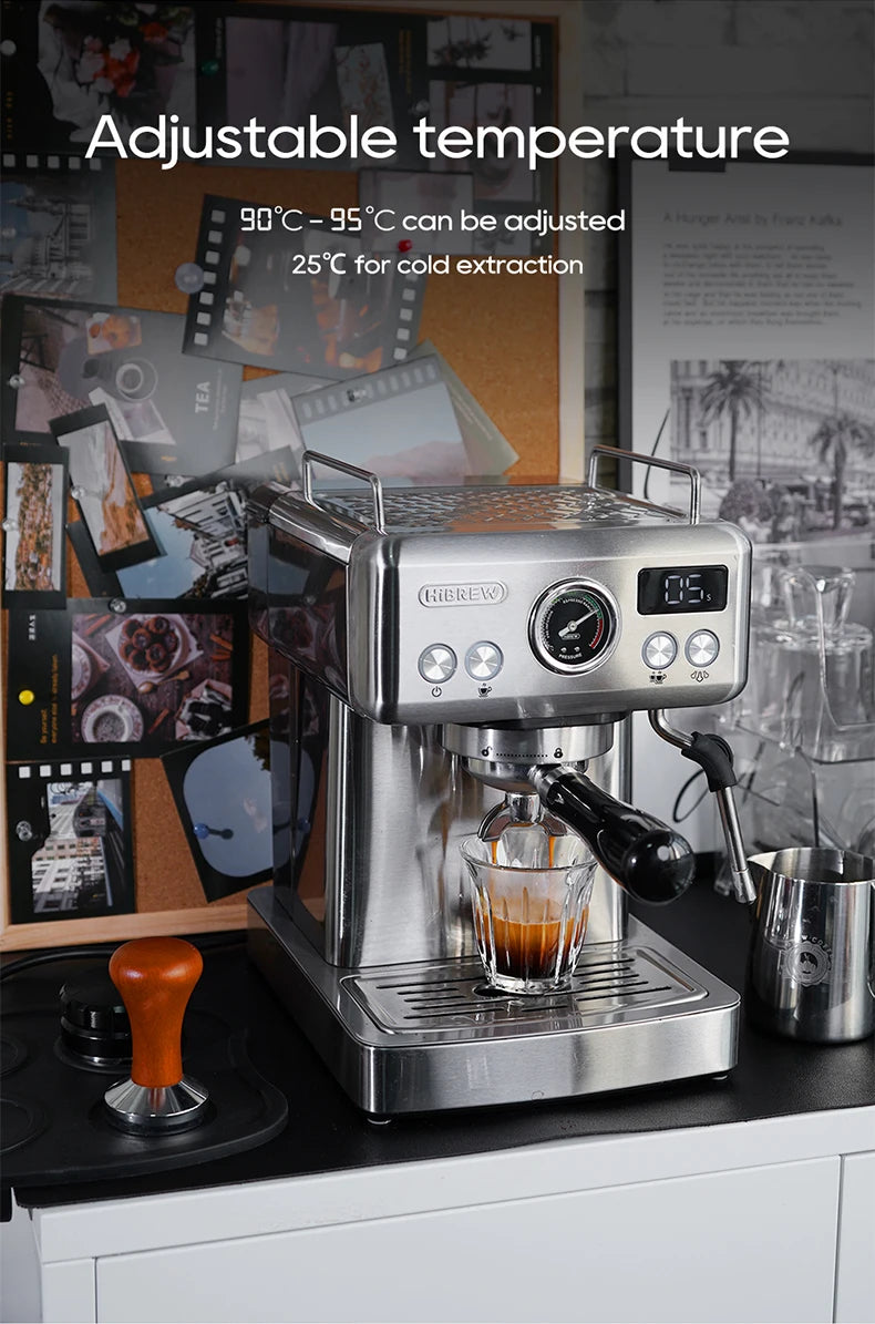 20 Bar Semi Automatic Espresso Coffee Machine 58mm Portafilter