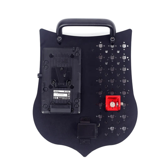 Compact V-Mount Power Handle for On-Set Use