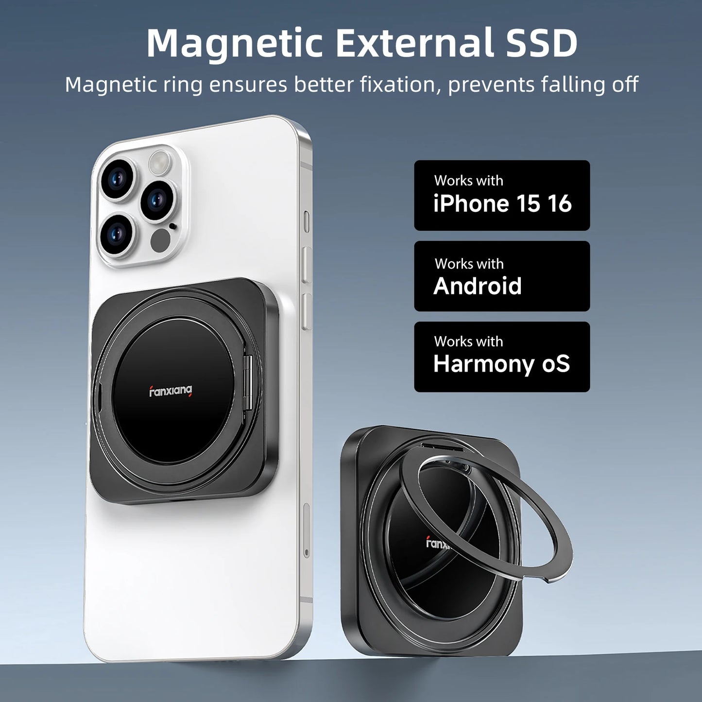 Portable 2TB External SSD USB 3.2 2000MB/s Speed