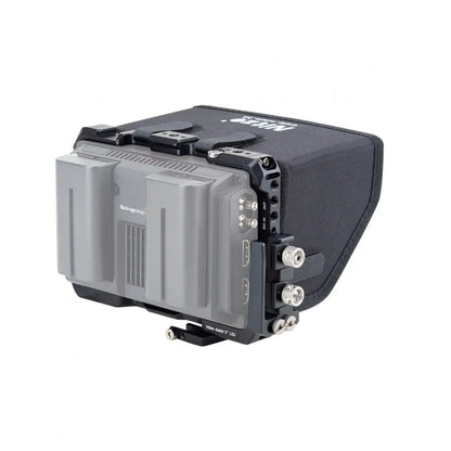 5 Inch Video Assist Monitor Cage Kit with Sunhood Mount