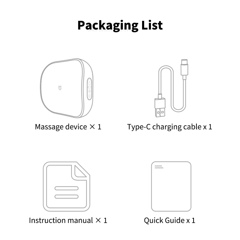XIAOMI Smart Waist and Back Massager with Heat and App Control