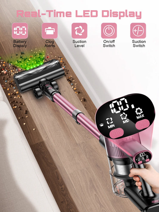 Cordless 55Kpa Vacuum Cleaner with Hose & Accessories