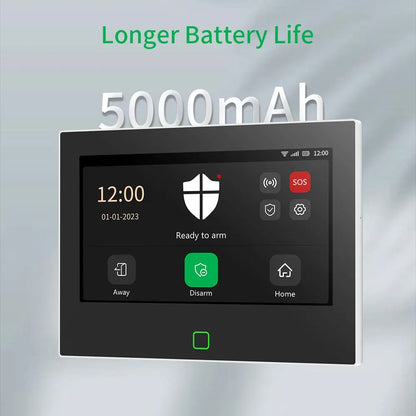 7 Inch 4G WiFi Home Alarm Panel with Touchscreen