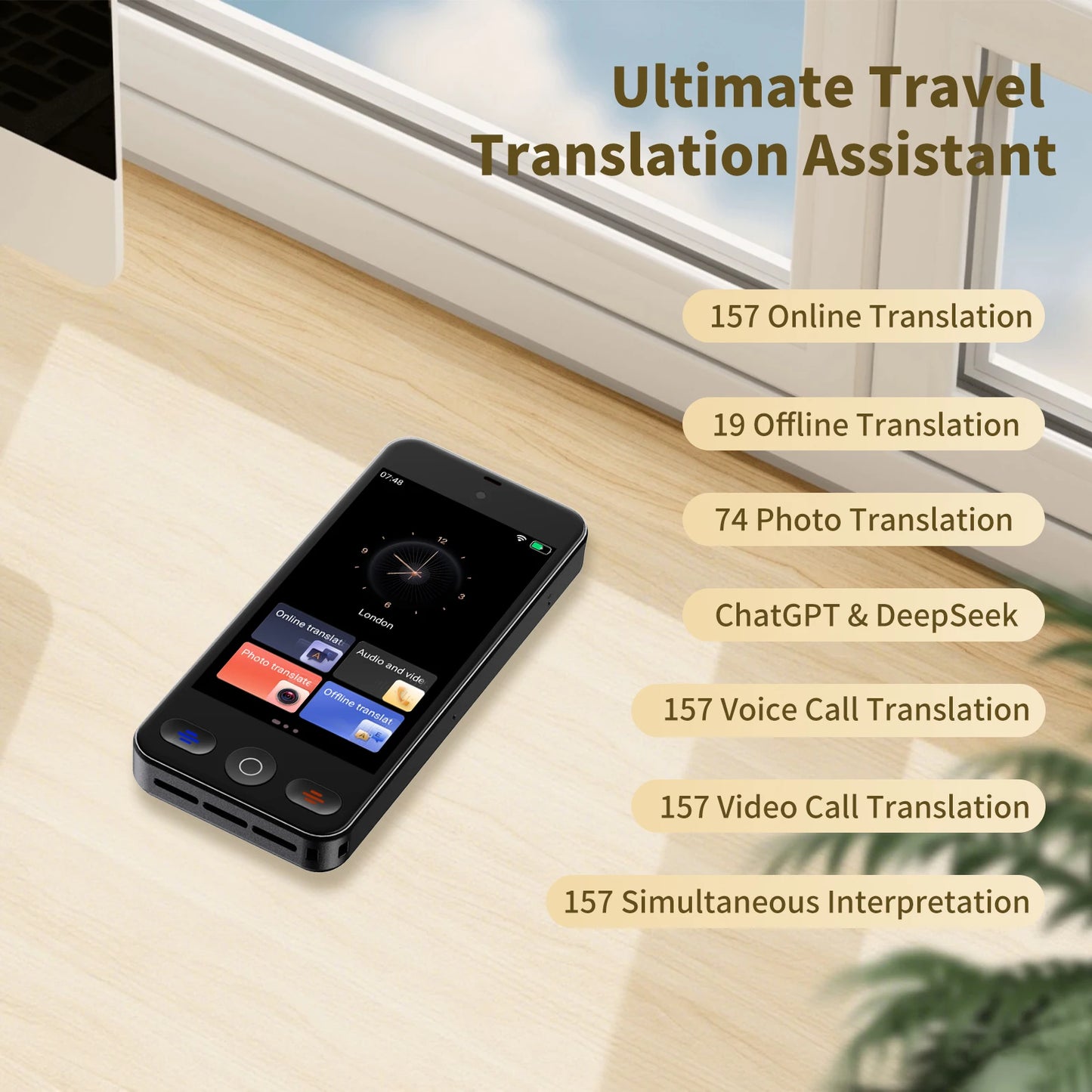 Smart AI Translator Device WiFi Voice Photo Translation