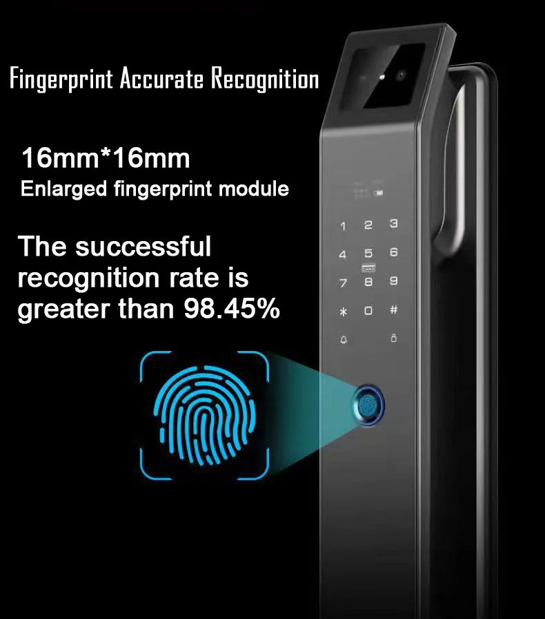 Digital Door Lock with Fingerprint Password and Face Scan