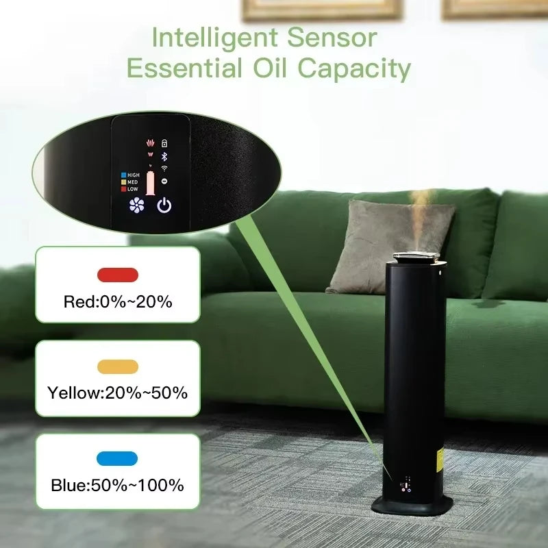 3000m³ Smart Bluetooth Scent Diffuser Machine Black Finish
