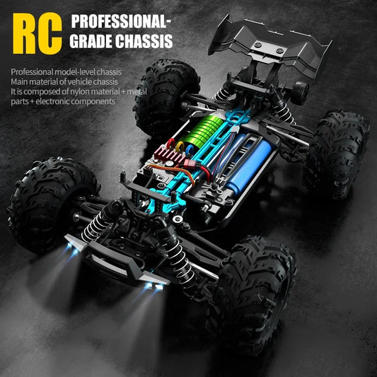 Remote Control Truck 70KMH LED High Speed 4x4