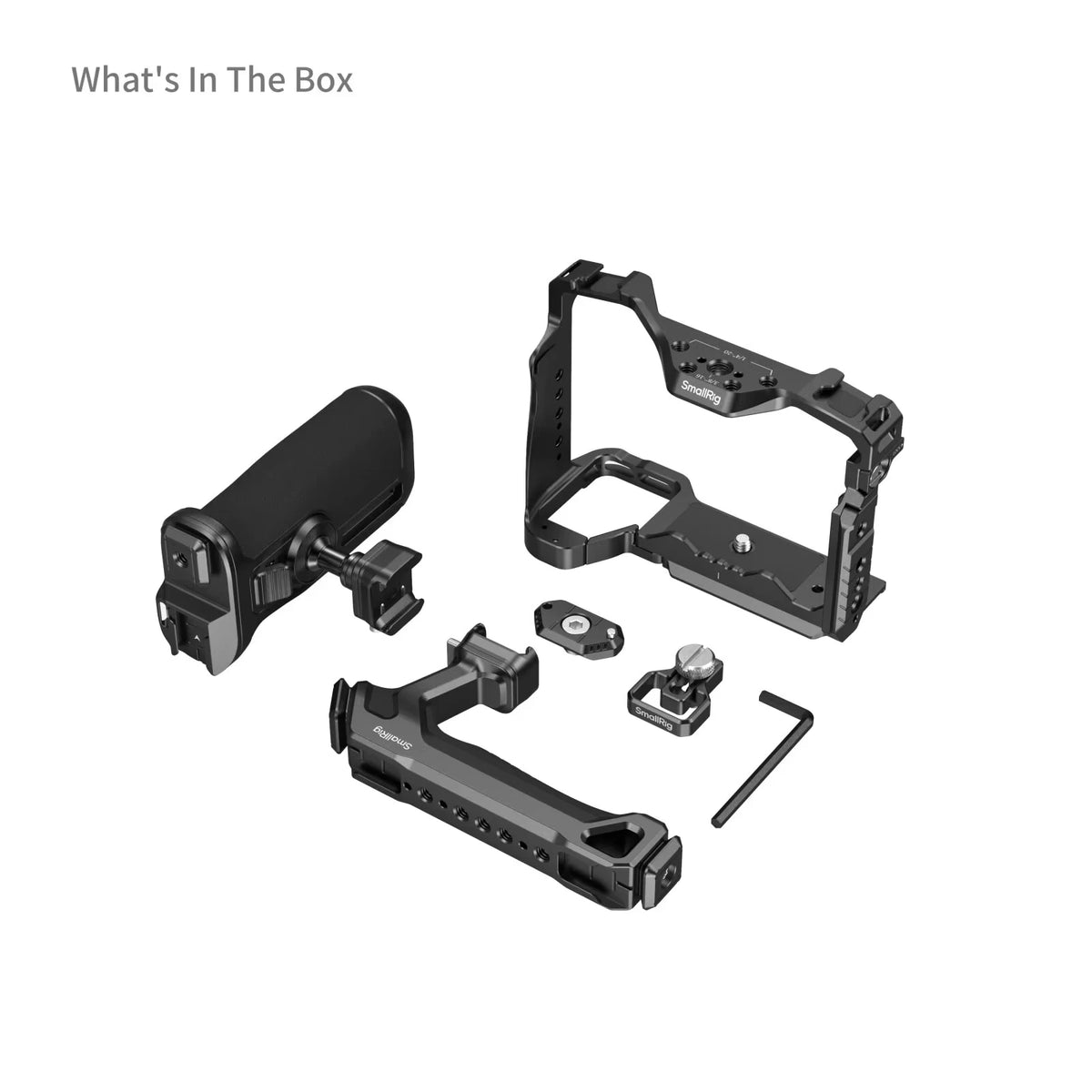 Camera Cage Handle Grip with 1/4" Mounts for Sony A7 Series