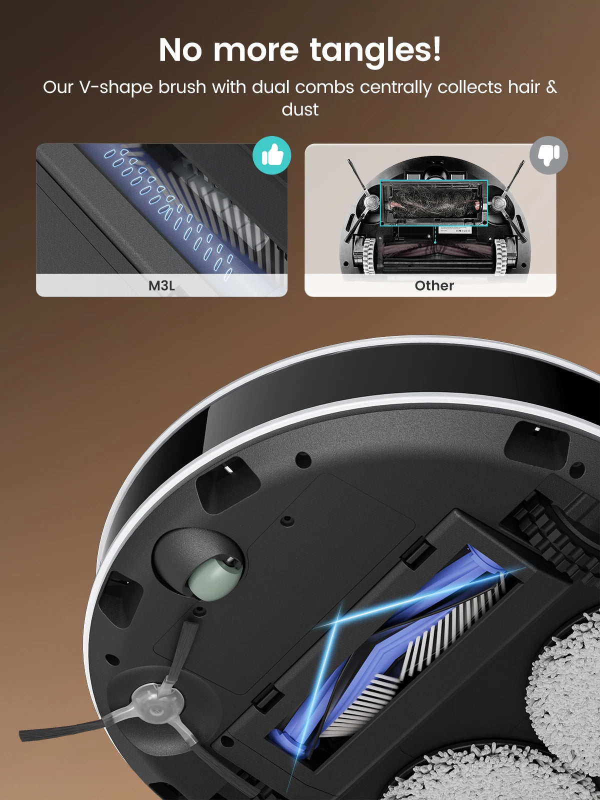 All-in-One Robot Vacuum with 220min Battery and Mop