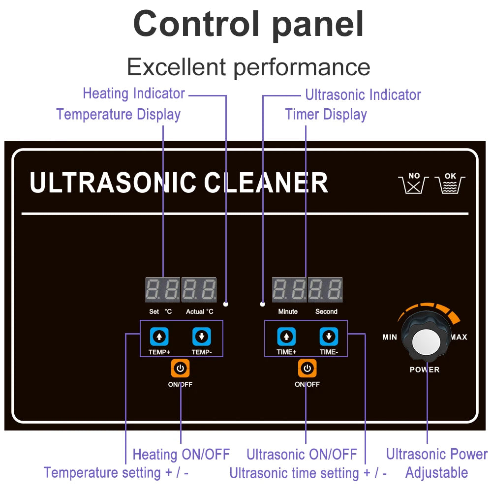 10L Ultrasonic Cleaning Machine 240W Tank