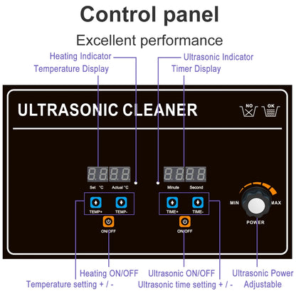 10L Ultrasonic Cleaning Machine 240W Tank