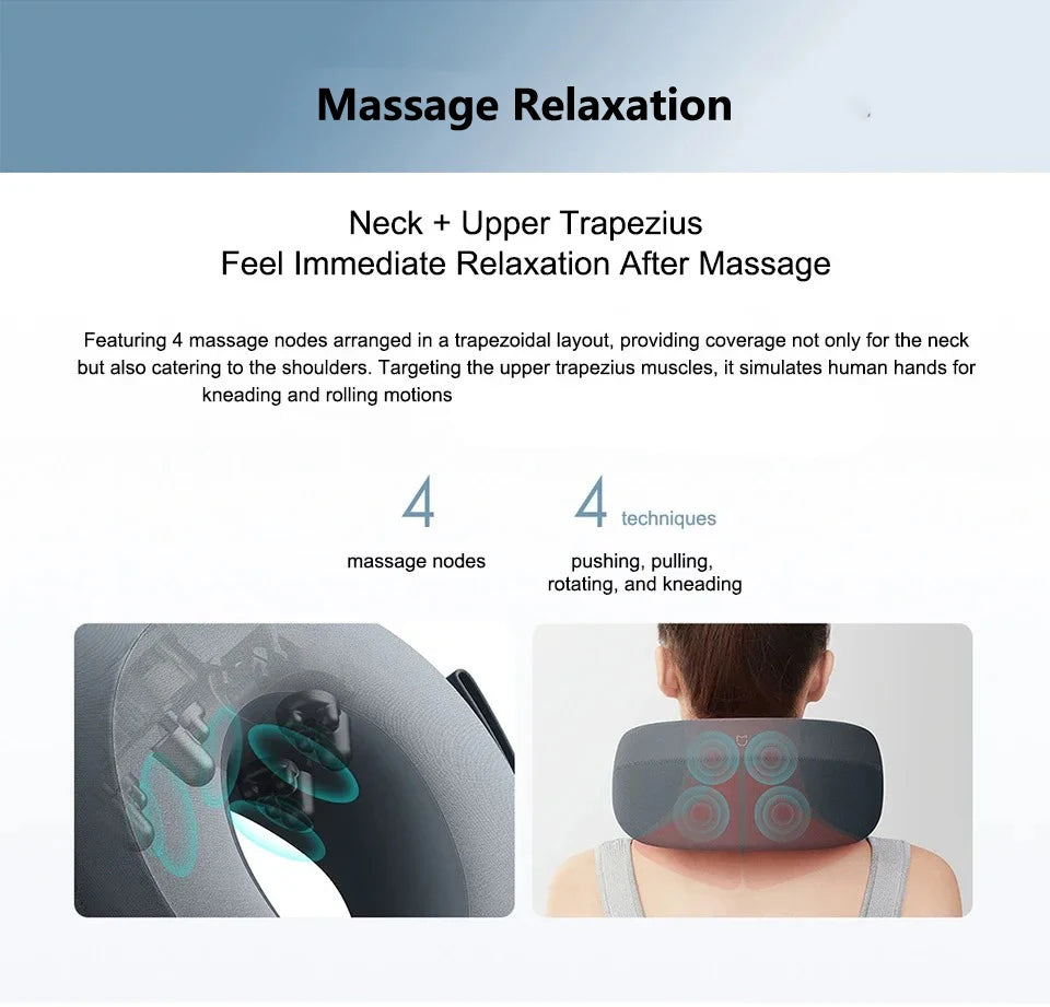 Xiaomi Smart Neck and Shoulder Massager with Heat and App Control